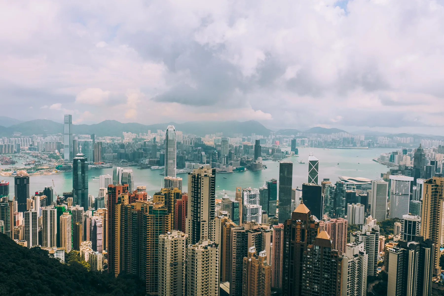 Vista de Hong Kong